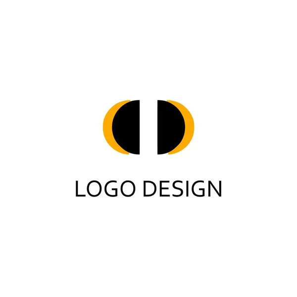 Carta Del Para Diseño Simple Del Logotipo — Archivo Imágenes Vectoriales