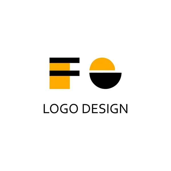 Buchstabe Für Einfaches Logo Design lizenzfreie Stockvektoren