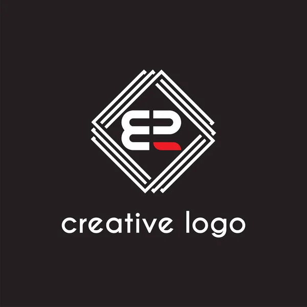 Kreativer Brief Geometrisch Für Logo Firmendesign — Stockvektor