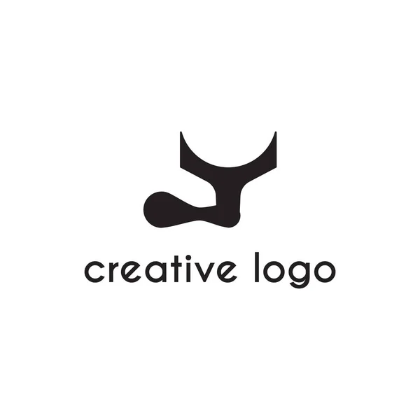创意字母Y几何图形为标志公司设计 — 图库矢量图片
