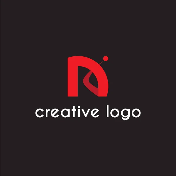 Kreativer Buchstabe Geometrisch Für Logo Firmendesign Stockvektor