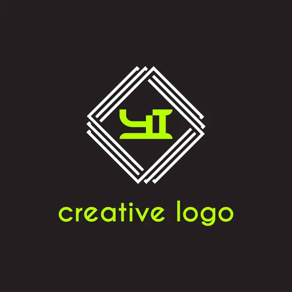Креативний Лист Дає Геометричність Дизайну Компанії Логотипу — стоковий вектор