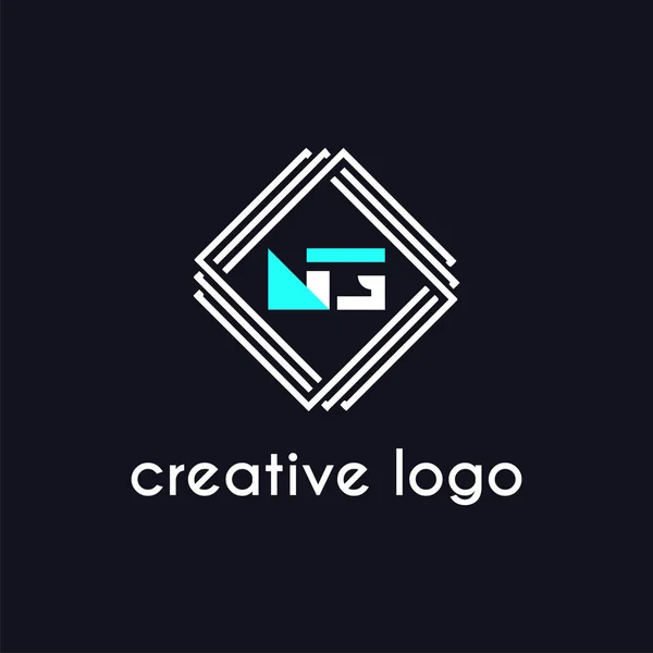 Creative Letter Logo Company Design — Stock Vector