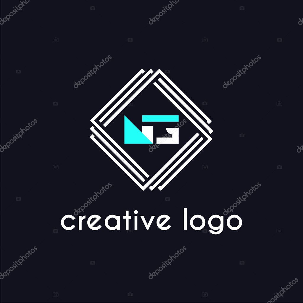 Creative letter ng for logo company design