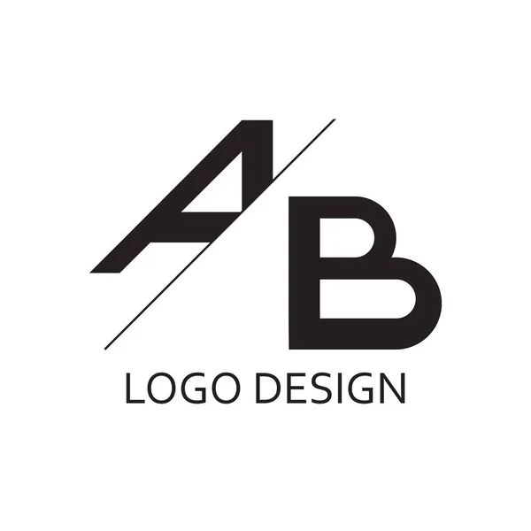 Lettre Créative Géométrique Pour Conception Entreprise Logo — Image vectorielle