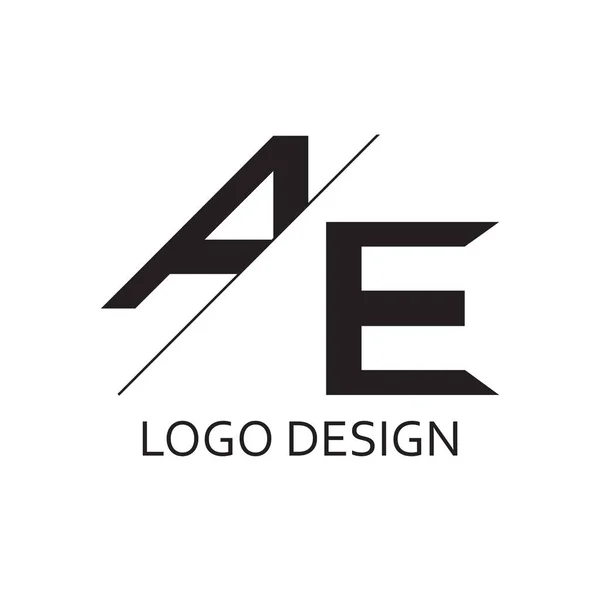 Lettre Créative Géométrique Pour Logo Design Entreprise — Image vectorielle