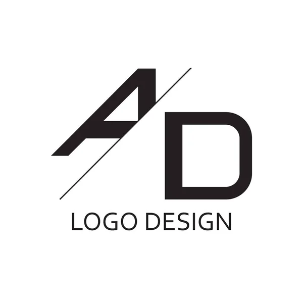 Carta Criativa Geométrico Para Projeto Empresa Logotipo —  Vetores de Stock