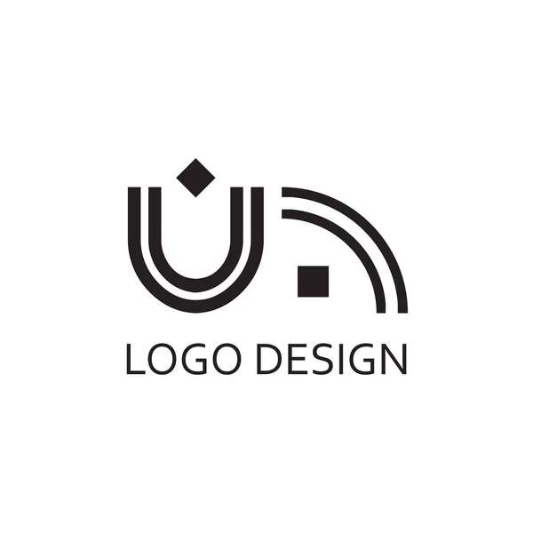 Lettre Créative Monogram Pour Modèle Conception Logo — Image vectorielle