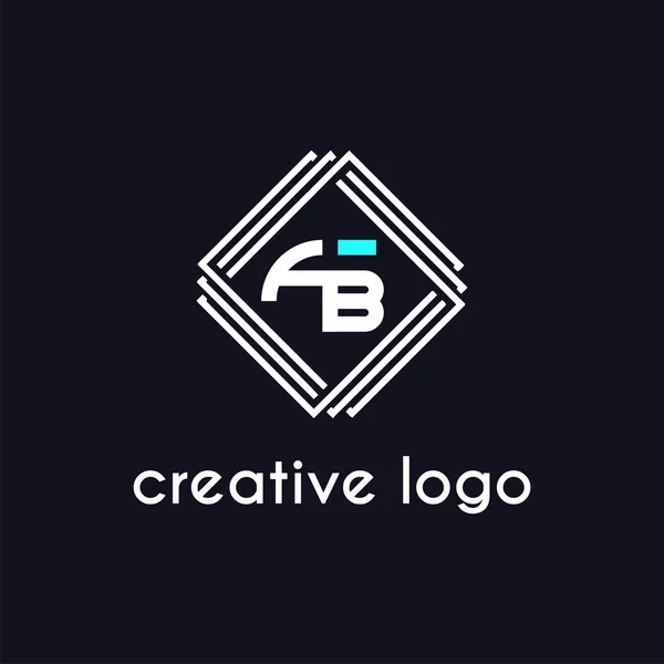 Carta Creativa Para Diseño Empresa Logo — Vector de stock