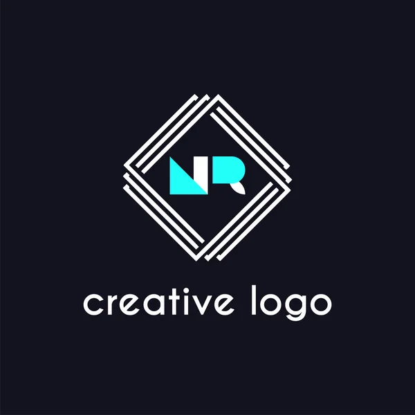 Carta Creativa Para Diseño Empresa Logo — Vector de stock