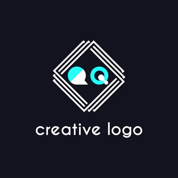 Carta Criativa Para Projeto Empresa Logotipo — Vetor de Stock