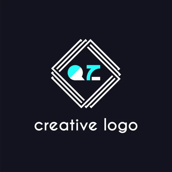 Carta Creativa Para Diseño Empresa Logo — Vector de stock