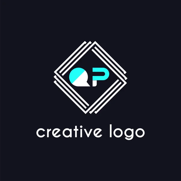 Carta Criativa Para Projeto Empresa Logotipo — Vetor de Stock