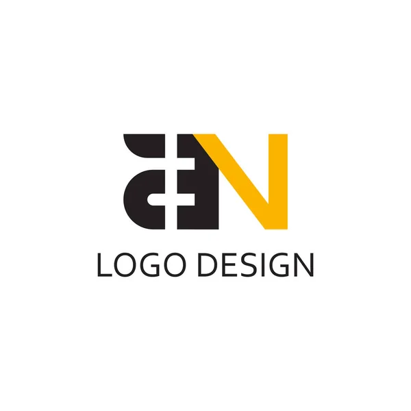 Prosta Litera Dla Projektu Firmy Logo — Wektor stockowy