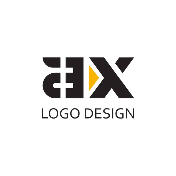 Lettre Simple Pour Conception Entreprise Logo — Image vectorielle