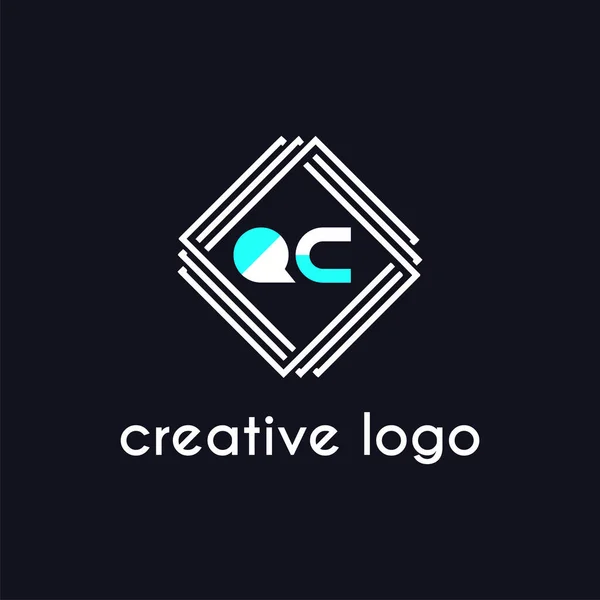 Logo Şirketi Tasarımı Için Yaratıcı Harf — Stok Vektör