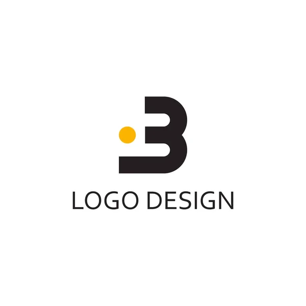 Enkel Bokstav För Logotyp Företagsdesign — Stock vektor