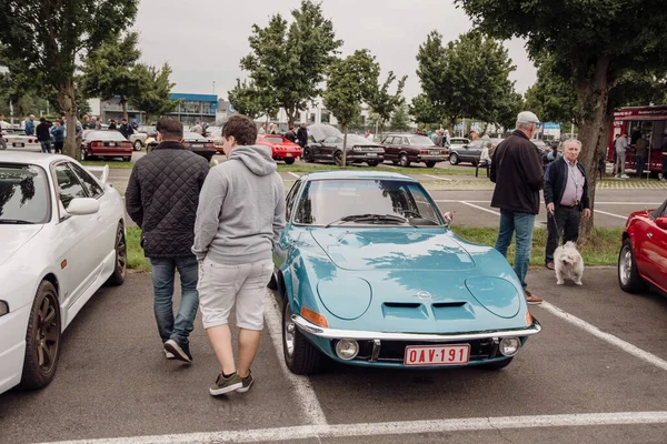 Genk Bélgica Agosto 2021 Encuentro Clásico Verano Oldtimer Luminus Arena — Foto de Stock