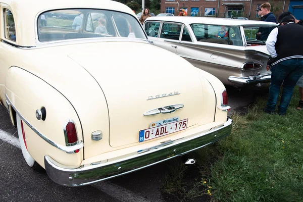 Genk Belgien August 2021 Klassisches Sommertreffen Der Oldtimer Der Luminus — Stockfoto