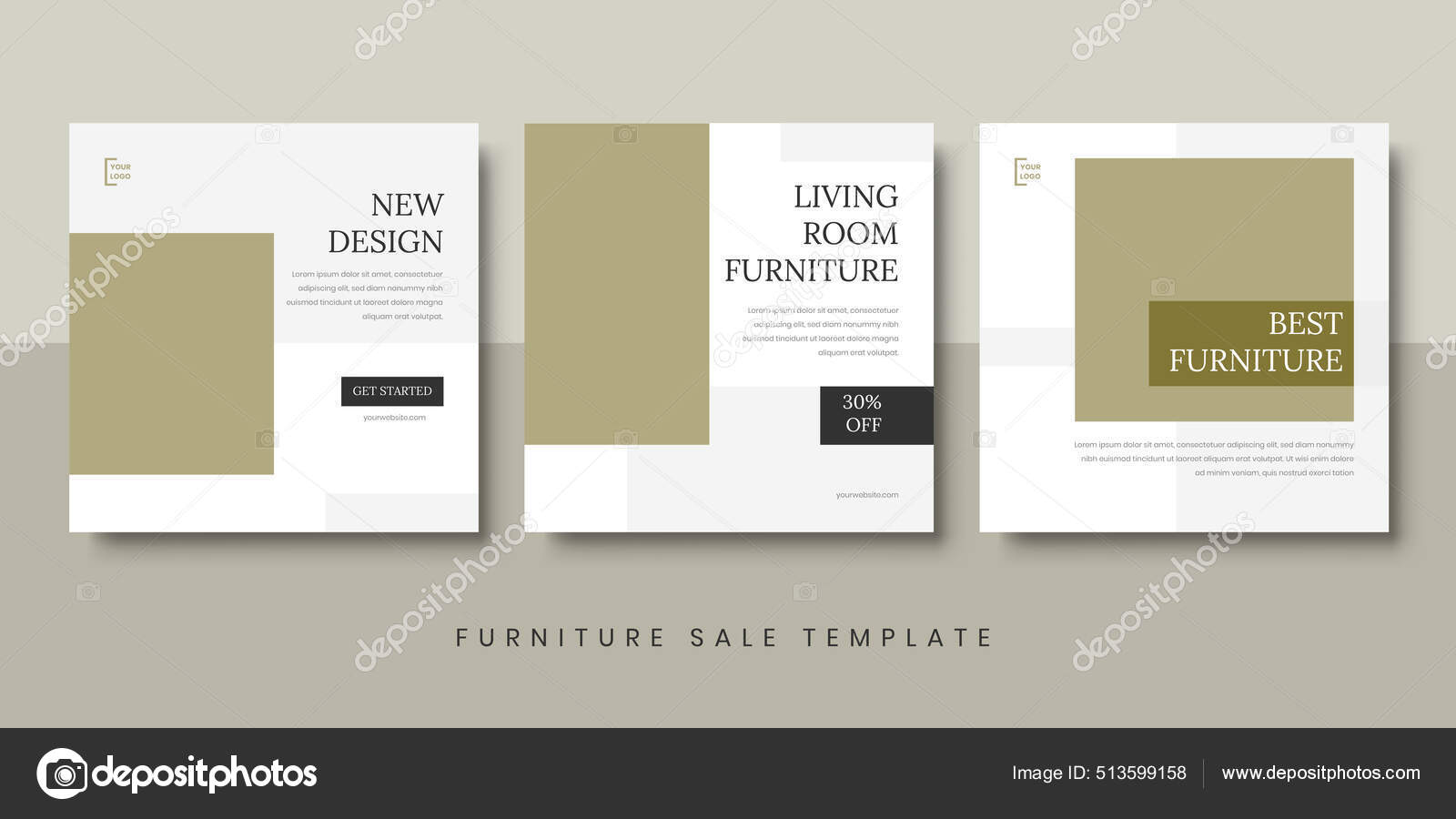 Дизайн Интерьера Мебели После Шаблона Баннер Раскрутки Квадратного.