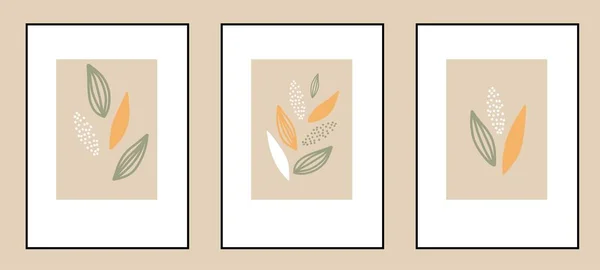  Soyut modern el minimalist poster çizer