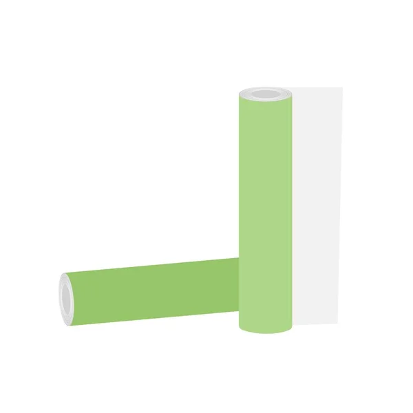 Duvar kağıdı rulosu. Duvar kağıdı yapışmış. Yenileme ve yeniden yapılandırma.