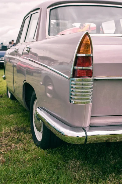 Closeup Shot Rear Part Old Timer Vintage Car Austin Cambridge — Stock Photo, Image