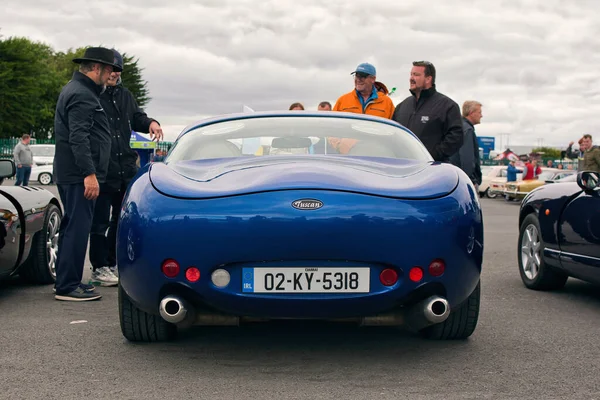 Closeup Shot Rear Side British Sport Car Tvr Sagaris Classic — Stock Photo, Image