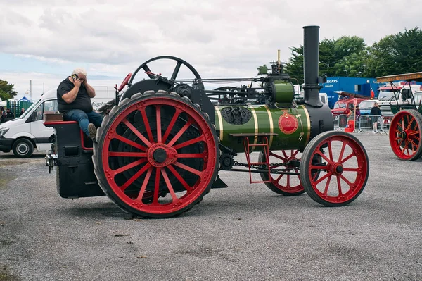 Historical Vintage Steam Engine Classic Fest 2022 Festival Old Classic — Stok fotoğraf