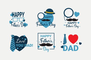 Babaların günlük rozet koleksiyonu.