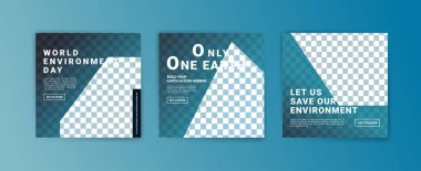 Dünya Çevre Günü Eğitimi ve doğa sosyal medyasının korunmasının önemi üzerine kampanyalar