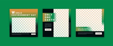 Dünya Çevre Günü Eğitimi ve doğa sosyal medyasının korunmasının önemi üzerine kampanyalar