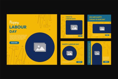 Labor Day. International Labor Day. Banner vector for social media ads, web ads, business messages, discount flyers and big sale banners.