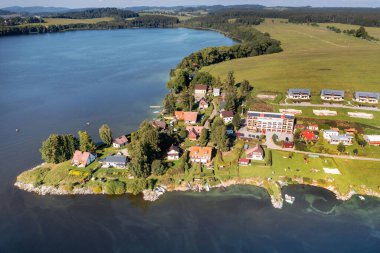 Dolni Vltavice Köyü, Lipno Gölü, Güney Bohemya, Çek Cumhuriyeti