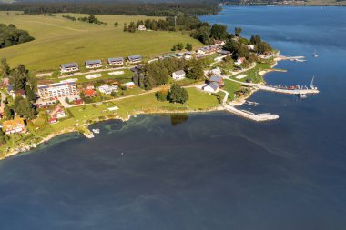 Dolni Vltavice Köyü, Lipno Gölü, Güney Bohemya, Çek Cumhuriyeti