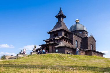  Kilise, Aziz Cyril ve Method heykeli, Radegast tepesi, Beskydy dağı, Çek Cumhuriyeti