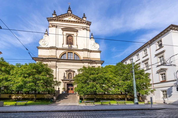 Церковь Пресвятой Богородицы Победы Младенцем Иисусом Праги Малый Город Прага — стоковое фото
