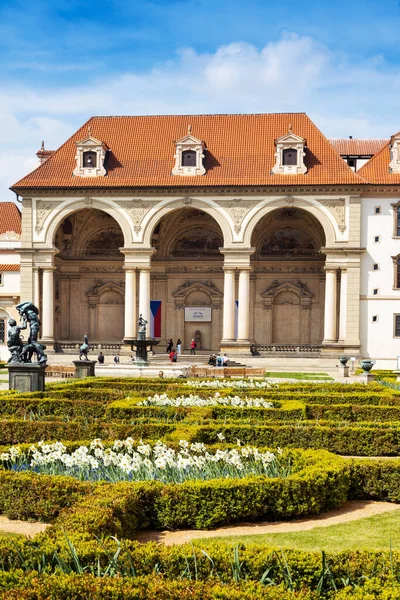 Valdskejn Wallenstein Taman Dan Istana Kota Kecil Unesco Praha Republik — Stok Foto