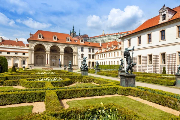 Valdskejn Wallenstein Garden Palace Lesser Town Unesco Prague Czech Republic — Foto Stock
