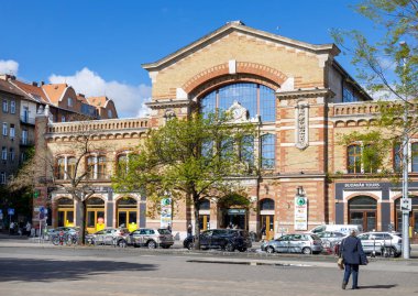 Budapeşte, Macaristan, Avrupa 'daki Batthyany' deki tarihi Pazar Salonu