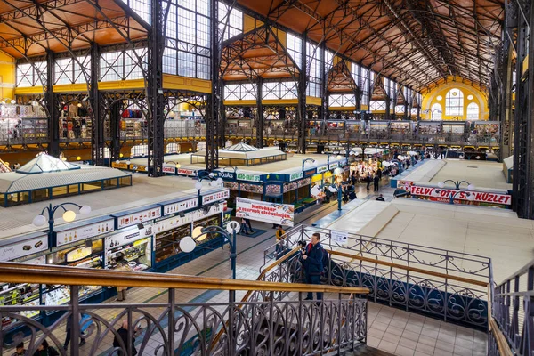 Famous Historical Central Market Hall Budapest Hungary Europe —  Fotos de Stock