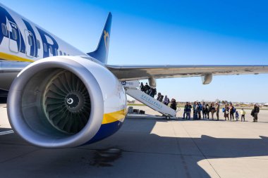 PRAG, CZECH Cumhuriyet - 24 Nisan 2022: Vaclav Havel Uluslararası Havalimanı, Ruzyne, Prag, Çek Cumhuriyeti