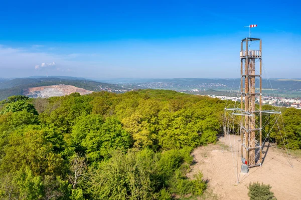 Grootste Tsjechische Keltische Nederzetting Oppidum Zavist District Zbraslav Praag Tsjechië Stockafbeelding