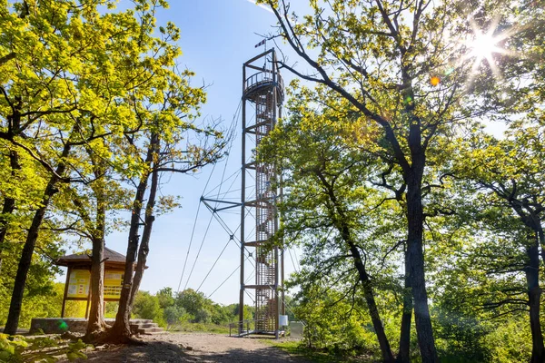 Grootste Tsjechische Keltische Nederzetting Oppidum Zavist District Zbraslav Praag Tsjechië Rechtenvrije Stockfoto's