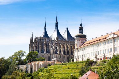 St. Barbora Katedrali, kültürel tarihi bölge, Kutna Hora, Çek Cumhuriyeti, Europe