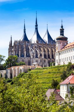 St. Barbora Katedrali, kültürel tarihi bölge, Kutna Hora, Çek Cumhuriyeti, Europe