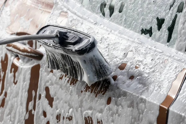 Contactless Car Washing Service — Stock Photo, Image