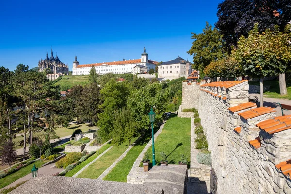 Gothic Cathedral Barbara Baroque Jesuit College Central Bohemia Kutna Hora — Stock Photo, Image