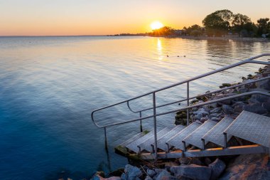 Siofok town recreation area, Balaton lake, Hungary, Europe