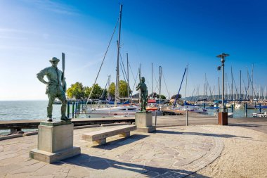 Balatonfured reacreation area, Balaton lake, Hungary, Europe